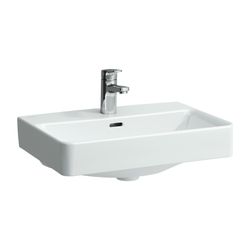 Laufen Waschtisch kompakt Laufen Pro S 380x550x175mm, Weiß, 1 Hahnloch, mit Über... LAUFEN-H8189580001041 4014804790728 (Abb. 1)