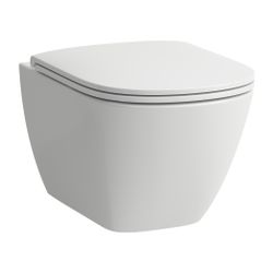 Laufen Tiefspül-WC wandhängend LUA 530x360mm, spülrandlos mit verdeckter Befesti... LAUFEN-H8200804000001 7612738982423 (Abb. 1)