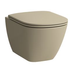 Laufen Tiefspül-WC wandhängend LUA 530x360mm, spülrandlos mit verdeckter Befesti... LAUFEN-H8200800180001 7612738982393 (Abb. 1)