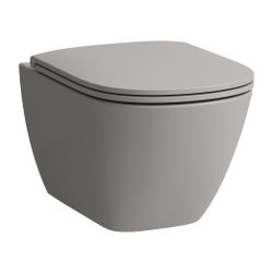 Laufen Tiefspül-WC wandhängend LUA 530x360mm, spülrandlos mit verdeckter Befesti... LAUFEN-H8200800370001 7612738982409 (Abb. 1)