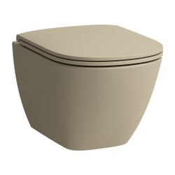 Laufen Tiefspül-WC wandhängend LUA 490x360mm, spülrandlos Ausführung kurz mit ve... LAUFEN-H8200830180001 7612738982492 (Abb. 1)