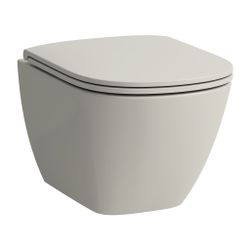 Laufen Tiefspül-WC wandhängend LUA 490x360mm, spülrandlos Ausführung kurz mit ve... LAUFEN-H8200830490001 7612738982515 (Abb. 1)