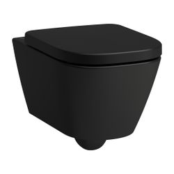 Laufen Wand-WC Advanced, verdeckte Befestigung, MEDA, 540x360mm, Mattschwarz, Si... LAUFEN-H8201107160001 7612738064457 (Abb. 1)