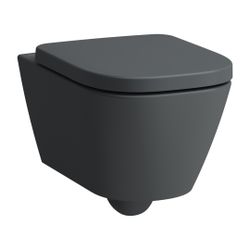 Laufen Wand-WC Advanced, verdeckte Befestigung, MEDA, 540x360mm, Graphit, Silent... LAUFEN-H8201107580001 7612738064440 (Abb. 1)