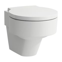 Laufen Tiefspül-WC wandhängend VAL 530x390mm, Mattweiß, spülrandlos... LAUFEN-H8202817570001 7612738934781 (Abb. 1)