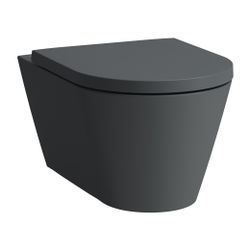 Laufen Wand-WC, Kartell, 545x370x340mm, Mattgraphit, Silent-Flush, Tiefspüler, s... LAUFEN-H8213317580001 7612738990800 (Abb. 1)