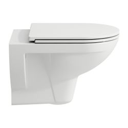 Laufen Tiefspül-WC wandhängend Laufen Pro 530x360mm, spülrandlos mit offener Bef... LAUFEN-H8209600000001 7612738907020 (Abb. 1)