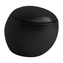 Laufen Wand-WC, Ilbagnoalessi, 585x390mm, Mattschwarz, Tiefspüler, spülrandlos... LAUFEN-H8209717160001 7612738032920 (Abb. 1)