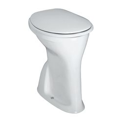 Laufen Stand-Flachspül-WC Albonova 50 480x350x500mm, Weiß, Abgang senkrecht... LAUFEN-H8219980000001 4014804062429 (Abb. 1)