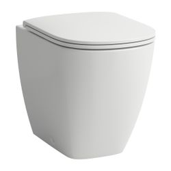 Laufen Stand-Tiefspül-WC LUA, 520x360x420mm, Weiß LCC, spülrandlos, Abgang waage... LAUFEN-H8230814000001 7612738058661 (Abb. 1)
