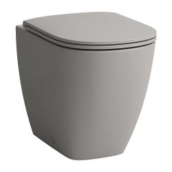 Laufen Stand-Tiefspül-WC LUA, 520x360x420mm, Manhattan, spülrandlos, Abgang waag... LAUFEN-H8230810370001 7612738058685 (Abb. 1)
