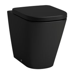 Laufen Stand-Tiefspül-WC MEDA, 540x360x430mm, Mattschwarz, Silent Flush, spülran... LAUFEN-H8231117160001 7612738069667 (Abb. 1)