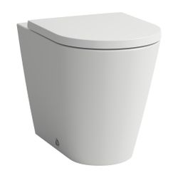 Laufen Stand-Tiefspül-WC Kartell 560x370x430mm, Mattweiß, spülrandlos Abgang waa... LAUFEN-H8233377570001 7612738941178 (Abb. 1)