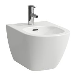 Laufen Wandbidet LUA 520x360mm, 1 Hahnloch, mit Überlauf, ohne seitliches Loch f... LAUFEN-H8300814003021 7612738982478 (Abb. 1)