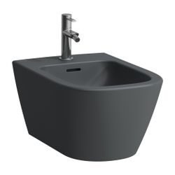Laufen Wandbidet Advanced, verdeckte Befestigung, MEDA, 540x360mm, Graphit, 1 Ha... LAUFEN-H8301107583021 7612738064839 (Abb. 1)