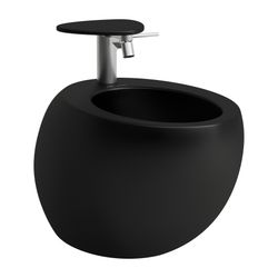 Laufen Wandbidet, Ilbagnoalessi, 390x585x355mm, Mattschwarz, mit 1 Hahnloch, mit... LAUFEN-H8309717163041 7612738079215 (Abb. 1)