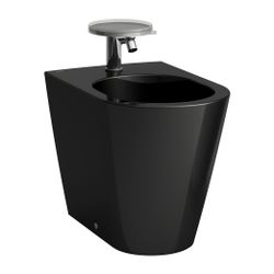 Laufen Standbidet Kartell 560x370x430mm, glänzend Schwarz, 1 Hahnloch, ohne seit... LAUFEN-H8323310203021 7612738311377 (Abb. 1)