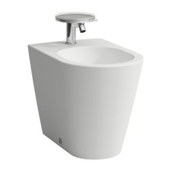 Laufen Standbidet Kartell 560x370x430mm, Mattweiß, 1 Hahnloch, ohne seitliches L... LAUFEN-H8323317573021 7612738292416 (Abb. 1)