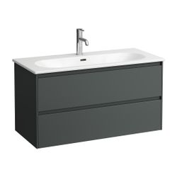 Laufen Waschtisch mit Waschtischunterbau LUA SET LANI 455x1000x527mm, Weiß, 1 Ha... LAUFEN-H8600882661041 7612738114152 (Abb. 1)