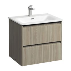 Laufen Waschtisch mit Unterbau Palace SET 450x600x545mm, Ulme hell, Schwarz, Wei... LAUFEN-H8617022621041 7612738949198 (Abb. 1)