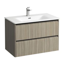 Laufen Waschtisch mit Unterbau Palace SET 450x800x545mm, Ulme hell, Schwarz, Wei... LAUFEN-H8617052621041 7612738949303 (Abb. 1)