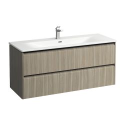 Laufen Waschtisch mit Unterbau Palace SET 450x1200x545mm, Ulme hell, Schwarz, We... LAUFEN-H8617092621041 7612738991470 (Abb. 1)