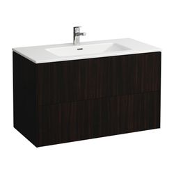 Laufen Waschtisch mit Unterbau Pro S Set BASE 500x1000x610mm, Ulme dunkel/Weiß, ... LAUFEN-H8649622631041 7612738917685 (Abb. 1)