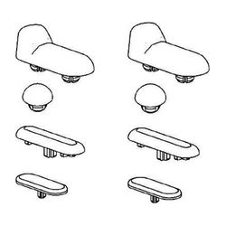 Laufen Puffer für WC-Sitz Deckel Vienna und LibertyLINE... LAUFEN-H8928010000001 4014804443501 (Abb. 1)
