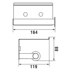 Laufen Toilettenpapierhalter Niara, mit Ablage, Chrom... LAUFEN-H3840620040031 7612738106065 (Abb. 1)