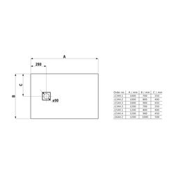 Laufen Duschwanne Laufen Solutions 800x1200x38mm, Weiß, aus Marbond, Ablauf seit... LAUFEN-H2154410000001 7612738903589 (Abb. 1)