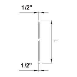 Laufen Kunststoff-Brauseschlauch, Länge 1250mm, silberfarben, mit Metalleffekt u... LAUFEN-H3629800001211 7612742497876 (Abb. 1)