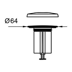 Laufen Ventilstopfen, Chrom... LAUFEN-WI444019100000 7612738235970 (Abb. 1)