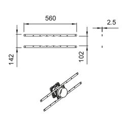 Laufen Montageflansch für Simibox verwendbar als Montagehilfe oder Unterlegflans... LAUFEN-HF529030941000 7612738000936 (Abb. 1)