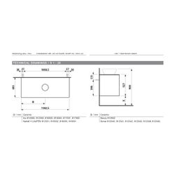 Laufen Waschtisch Unterbau u. Platte Schubladenel. LANI 493x1182x527mm, Wildeich... LAUFEN-H4043311122671 7612738046736 (Abb. 1)