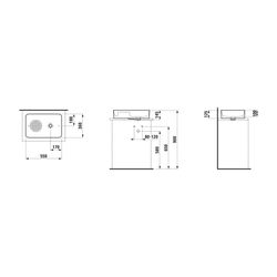 Laufen Waschtisch-Schale VAL 360x550x145mm, Mattschwarz, ohne Hahnloch/Überlauf,... LAUFEN-H8122827161121 7612738033880 (Abb. 1)