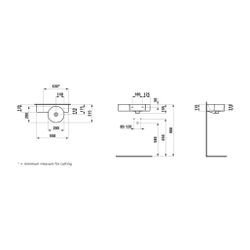 Laufen Handwaschbecken VAL 315x550x155mm, Active Weiß LCC, ohne Hahnloch/Überlau... LAUFEN-H815284A001421 7612738087524 (Abb. 1)