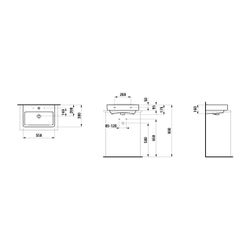 Laufen Aufsatzwaschtisch kompakt Laufen Pro S 380x550x175mm, Active Weiß LCC, 1 ... LAUFEN-H817958A001041 7612738090470 (Abb. 1)