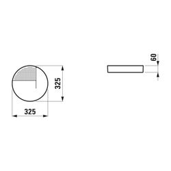Laufen Aufbewahrungsschale VAL 325x325x60mm, Mattschwarz, rund... LAUFEN-H8702817160001 7612738035549 (Abb. 1)