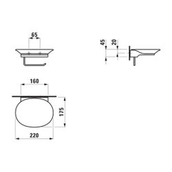 Laufen Toilettenpapierhalter The New Classic Saphirkeramik, Mattweiß... LAUFEN-H8738537570001 7612738069742 (Abb. 1)