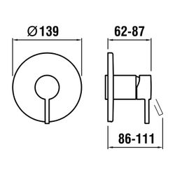 Laufen Einhebel-Brausemischer Unterputz Twinplus für Simibox Standard/Light, Chr... LAUFEN-HF905478100000 7612738017286 (Abb. 1)