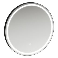 Laufen Spiegel Base 2.0 600x600mm, rund, LED-Beleuchtung, 1 Sensorschalter, Schw... LAUFEN-H4443901084501 7612738151676 (Abb. 1)