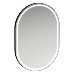 Laufen Spiegel Base 2.0 600x850mm, oval, LED-Beleuchtung, 1 Sensorschalter, Schw... LAUFEN-H4443951084501 7612738151706 (Abb. 1)