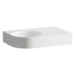 Laufen Waschtisch Form 800x500x158mm, rechteckig, Ablage rechts 1 Hahnloch mit Ü... LAUFEN-H510FM43991041 7612738178772 (Abb. 1)