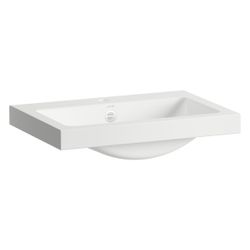 Laufen Waschtisch-Schale Classics 585x405x135mm, rechteckig, mit Armaturenbank, ... LAUFEN-H512CL30001041 7612738179908 (Abb. 1)