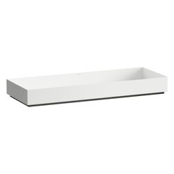 Laufen Waschtisch-Schale Metaphor 1000x375x115mm, rechteckig, ohne Hahnloch und ... LAUFEN-H512ME80001121 7612738180256 (Abb. 1)