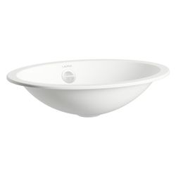 Laufen Einbau-Waschtisch Form oval 425x325x110mm, von unten, ohne Hahnloch, mit ... LAUFEN-H513FM40001091 7612738181307 (Abb. 1)