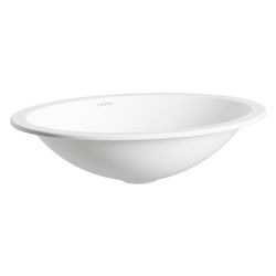 Laufen Einbau-Waschtisch Form oval 425x325x110mm, von unten, ohne Hahnloch und Ü... LAUFEN-H513FM40001121 7612738181314 (Abb. 1)