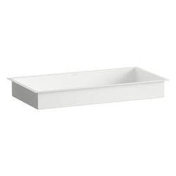 Laufen Einbau-Waschtisch Metaphor rechteckig 754x379x111mm, von unten, ohne Hahn... LAUFEN-H513ME70001121 7612738181451 (Abb. 1)