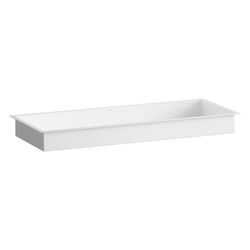 Laufen Einbau-Waschtisch Metaphor rechteckig 1004x379x111mm, von unten, ohne Hah... LAUFEN-H513ME90001121 7612738181505 (Abb. 1)