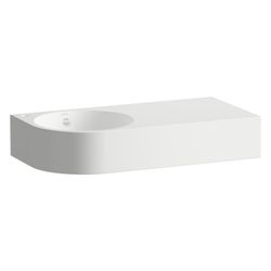 Laufen Waschtisch Form 800x400x150mm, rechteckig, Ablage rechts 1 Hahnloch mit Ü... LAUFEN-H515FM43991041 7612738181642 (Abb. 1)